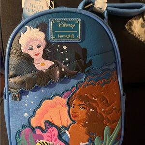 Loungefly Blue Little Mermaid Backpack
